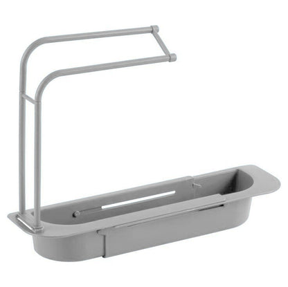 Space-Saving Adjustable Sink Organizer Rack | Perfect for Kitchen & Bathroom Storage