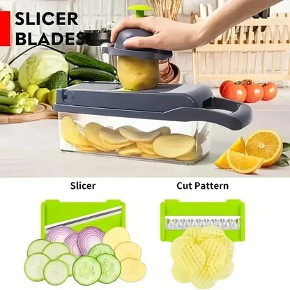 Ultimate 14-in-1 Vegetable Prep Chopper & Slicer