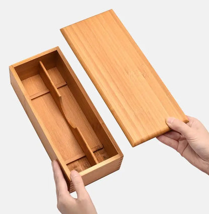 Eco-Friendly Adjustable Bamboo Drawer Organizer | Versatile Storage for Kitchen Utensils