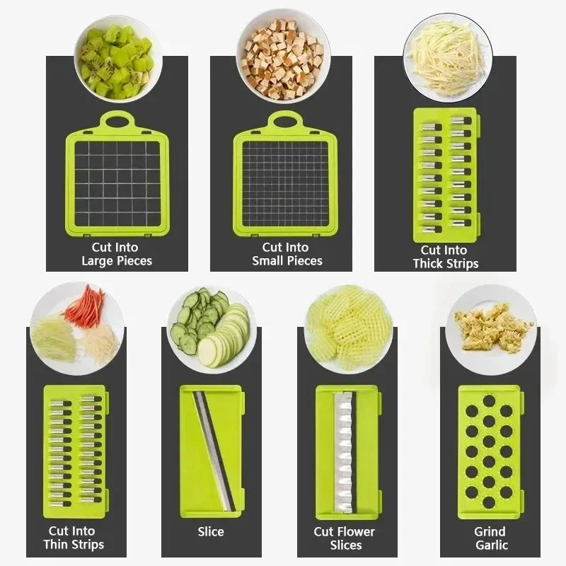 Ultimate 14-in-1 Vegetable Prep Chopper & Slicer