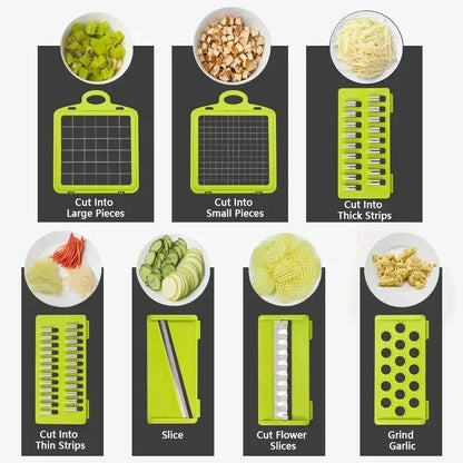 Ultimate 14-in-1 Vegetable Prep Chopper & Slicer