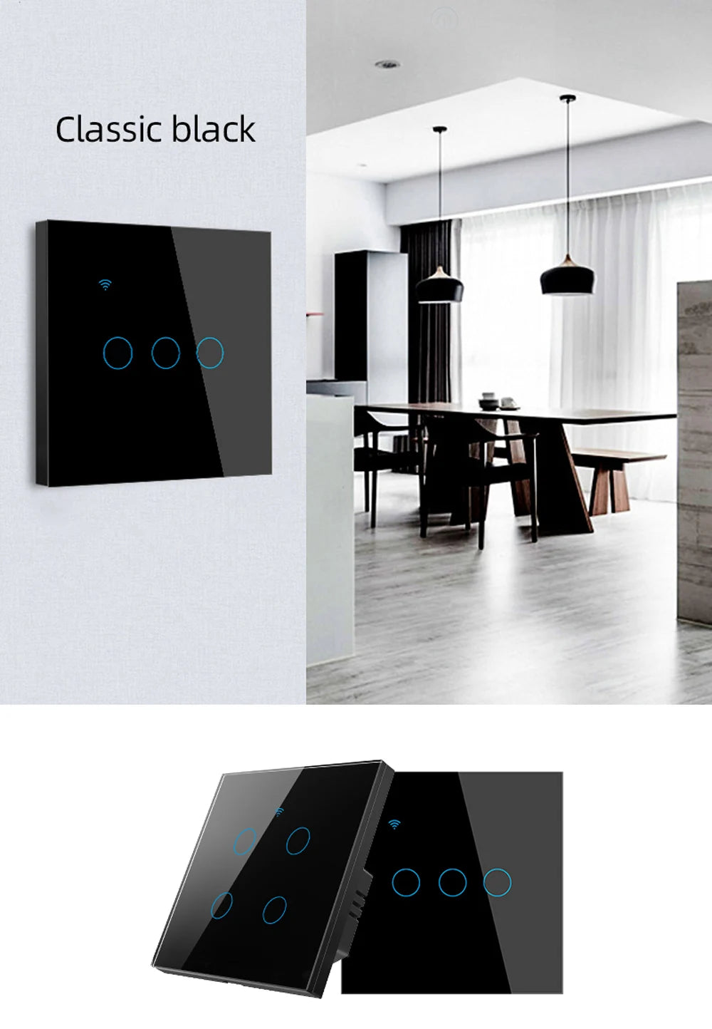 WiFi Smart Touch Light Switch