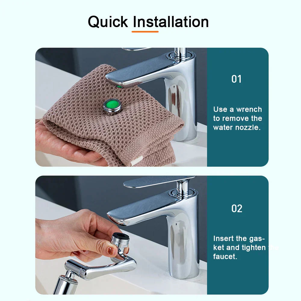 Smart Swivel Faucet Extension System