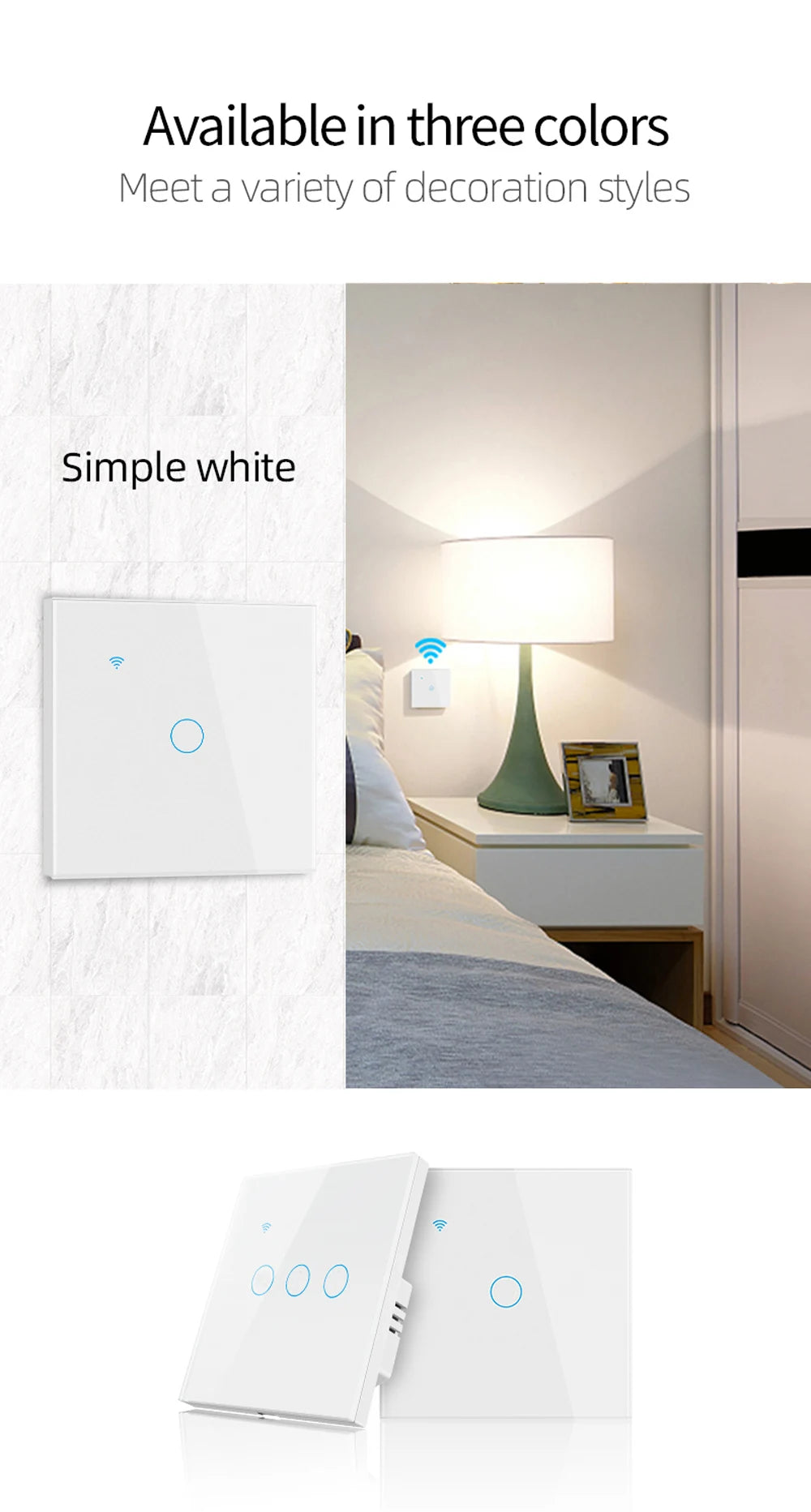 WiFi Smart Touch Light Switch