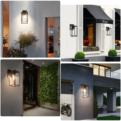 Automatic Dusk to Dawn Outdoor Wall Sconce | Smart Sensor-Controlled Lighting