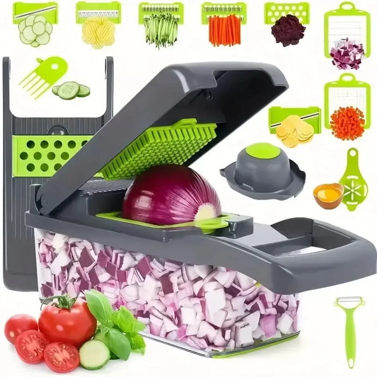 Ultimate 14-in-1 Vegetable Prep Chopper & Slicer