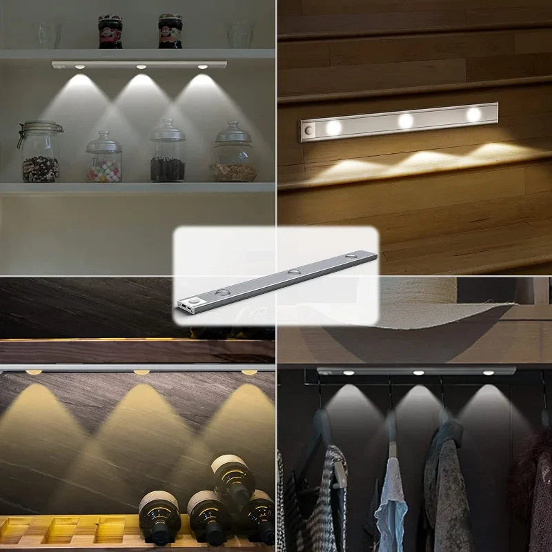 Bright Rechargeable LED Motion Sensor Light | Ideal for Cabinets & Closets