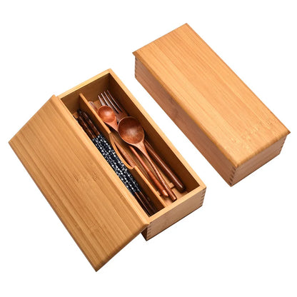 Eco-Friendly Adjustable Bamboo Drawer Organizer | Versatile Storage for Kitchen Utensils