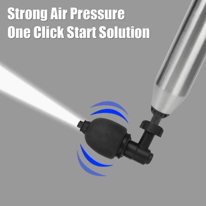 Powerful Air Drain Blaster for Unclogging Toilets and Drains - Manual High Pressure Plunger