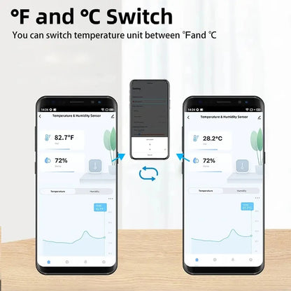 Smart WiFi Temperature and Humidity Sensor